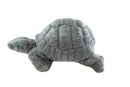 Blue Green Black Artistic Turtle In a Folk Art Style Unknown Rock Materials — Emerald — front view