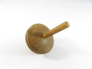 Vintage Handmade Wooden Spinning Top Folk Toy Turned Wood 2.75 Inch Traditional Toy