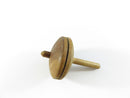 Vintage Handmade Wooden Spinning Top Folk Toy Turned Wood 2.75 Inch Traditional Toy