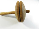 Vintage Handmade Wooden Spinning Top Folk Toy Turned Wood 2.75 Inch Traditional Toy