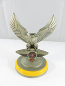 Franklin Mint Harley Davidson Pocket Watch Stand Eagle Fat Boy Design Display Base 3.5 Inch