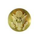 Vintage US Army Eagle Hat Badge Screwback Brass Insignia WWII Era 1 9/16 Inch