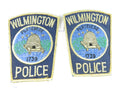 Retired Wilmington Police Shoulder Patch Lot of 2 Vintage Uniform Takeoff Patches