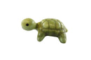 Vintage Bug House Japan Miniature Turtle Ceramic Figure 1 1/4" — front view