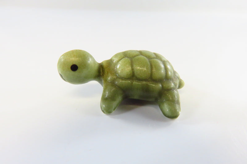 Vintage Bug House Japan Miniature Turtle Ceramic Figure 1 1/4"