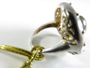 Sterling Silver Connemara Marble Bezel Set Ring J.C. Walsh & Sons Dublin Ireland Size 7 Signed 925 SW