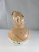 Handmade Folk Art Gourd Sculpture Baby Figure Wiley Kin IV Signed Mtester 2009