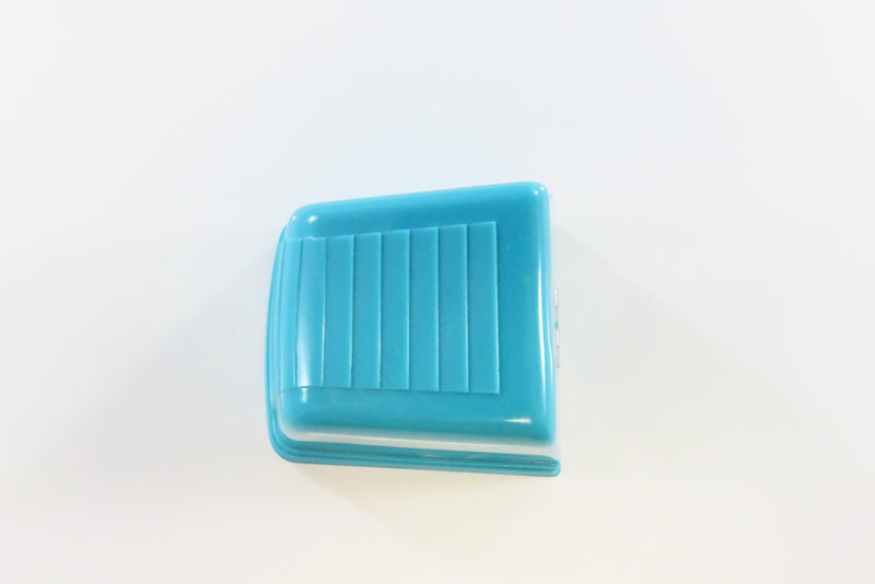 Vintage Blue Plastic A.J.B. Made in USA Ring Box