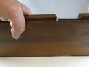 Vintage Carvel Hall Woodlawn Stainless Steel Carving Set Walnut Handles Drawer Tray