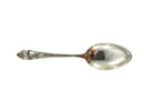 Sterling Pine Cone Decorated Yellow Stone Park Souvenir Spoon 4 1/8" — Sterling Silver, Silver — front view