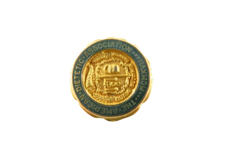 The American Dietetic Association MCMXVII Quam Plurimis Prodesse 10K Gold Filled — 10K, Gold — front view