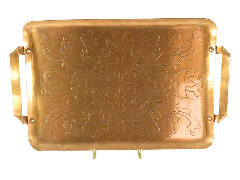Copper Serving Tray Walter Reed General Hospital