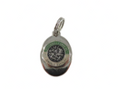 Vintage Jacksonville University Green Yellow Sterling Silver Jacksonville 1934 F — Sterling Silver, Silver — front view