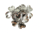 c1950's Vintage 3D Dogwood Tree Flower Sterling Silver Brooch by Beau 2 1/4" W x — Jewelry & Watches:Ethnic, Regional & Triba