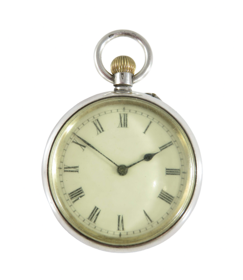 Mackay & Chisholm Swiss 935 Silver Stem Wind Pocket Watch