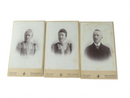 Grouping of 3 Vogel Family Members J. Pelzer Cartes des Visites Photographs Germ — front view