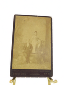 Count Magri, Countess Magri, Baron Magri Swords Bro's York PA Cabinet Card — Silver — front view