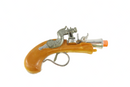 3 1/2" Musket Cap Gun Made in Hong Kong Circa 1970's Metal Plastic — front view