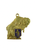 1952 Basketball Medal Gold Filled Buffalo Form Tom Fanning Made By AI product image for Just Stuff I Sell, clear front view, neutral background, original listing photo, optimized descriptive alt text, centered composition
