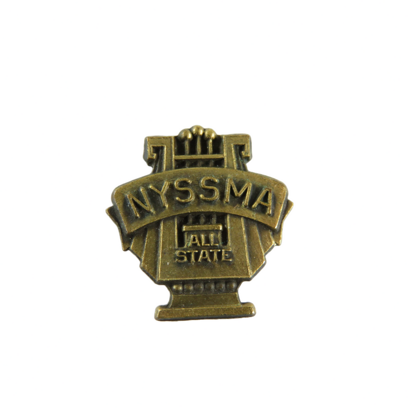 NYSSMA New York State School Music Association All State Pinback Dieges & Clust Front View