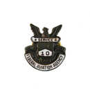 Vintage 10 Year Service Collar Pin Federal Aviation Agency — Enamel — front view