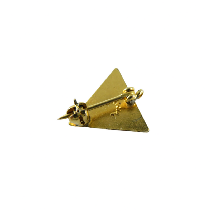 Vintage YMCA HI-Y Fraternal Pin Gold Gilt With Enameling product image for Just Stuff I Sell, clear front view, neutral background, original listing photo, optimized descriptive alt text, centered composition variant 2