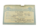 Oct 10 1927 Identification Card US Tobacco Company General Accident Insurance Card — front view