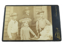 Antique Photograph 5 Children Fearnaught Artistic Photographer Indianapolis IN — front view