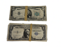 Miniature Reproduction 1.00 & 5.00, Japanese Peso and Italian Lire Paper Currency — front view