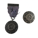 Tiffany & Co Sterling Metropolitan Life Insurance Faithful Service Medals product image for Just Stuff I Sell, clear front view, neutral background, original listing photo, optimized descriptive alt text, centered composition