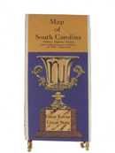 1983 Map of South Carolina Primary Highway System Great Towns Great State Map Art product image for Just Stuff I Sell, clear front view, neutral background, original listing photo, optimized descriptive alt text, centered composition