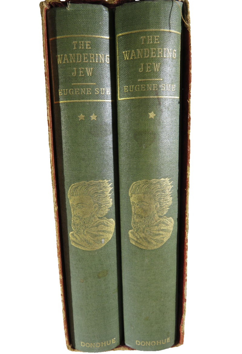 The Wandering Jew Volume I & II Eugene Sue M.A. Donohue & Co Chicago