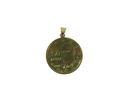 14K Gold Bale Attached To 2002 50 Euro Cent Greece Eleftherios Venizelos Gold Tone — 14K, Gold — front view