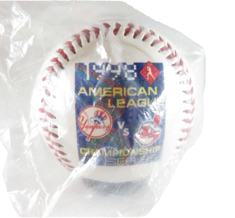 1998 Cleveland Indians Vs New York Yankees AL Championship Series Baseball — front view