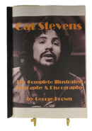Early Cat Stevens The Complete Illustrated Biography Discography by George Brown product image for Just Stuff I Sell, clear front view, neutral background, original listing photo, optimized descriptive alt text, centered composition