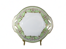 Antique Hand Painted Nippon Service Bowl, Green, White, Rose, Gold Guilt — Pottery & Glass:Pottery & China:China & Dinnerware