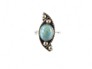 Vintage Retro Sterling Silver Turquoise Ring Taxco Mexico Size 7 Eagle 2 Mark — Jewelry & Watches:Fine Jewelry:Fine Rings:Gem