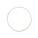 Pre-Owned 18" Sterling Silver Cuban Link Necklace 18"L x 3.55 W x 1.64mm Thick — Sterling Silver, Silver — front view