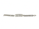 c1950’s Unisex Sterling Heavy Curb Link ID 7.25" Bracelet Engraved 43.1g — Jewelry & Watches:Vintage & Antique Jewelry:Fine:R