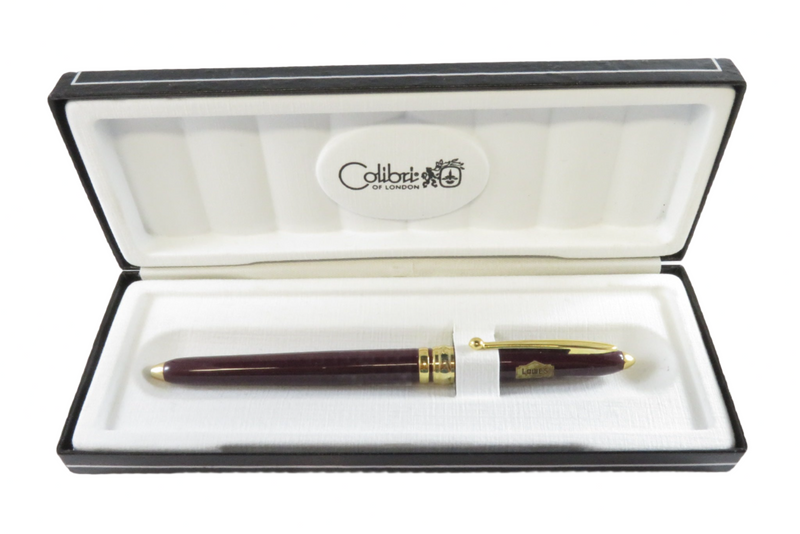 Burgundy Lowes Home Improvement Logo Pen by Colibri of London — Collectibles:Pens & Writing Instruments:Pencils:Mechanical —