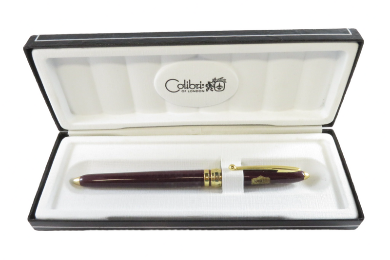 Burgundy Lowes Home Improvement Logo Pen by Colibri of London