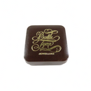 Vintage Gift Box Battle Tyme Jewellers Earrings, Pendant, Charm, Small Brown Gift Box — front view