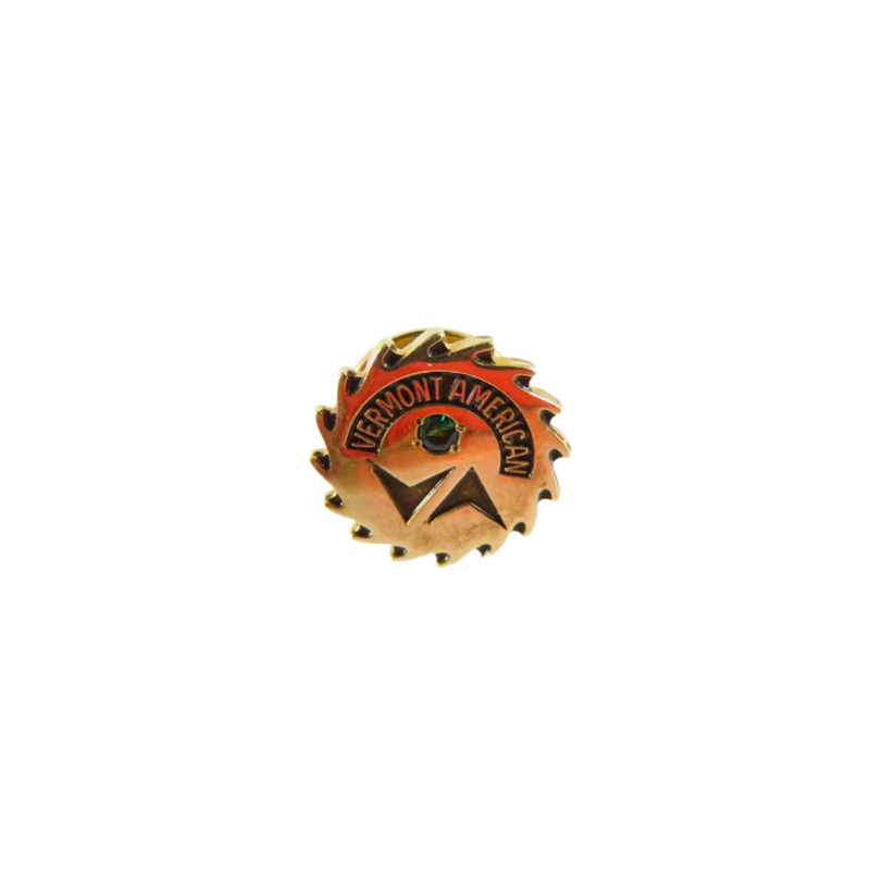 Vermont American Power Tool Accessory Co 10K Gold Saw Blade Tie Tack