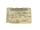 1928 Knights of Pythias Campbell Lodge No 355 MO Lloyd P Oliver Membership Receipt product image for Just Stuff I Sell, clear front view, neutral background, original listing photo, optimized descriptive alt text, centered composition