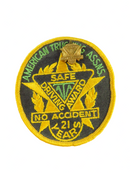 Vintage American Trucking Assoc 21 Years No Accident Safe Driving Patch & Pin — Crafts:Sewing:Embellishments & Finishes:Patch