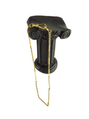 Art Deco Yellow Gold Pocket Watch Chain 12 1/4" Bar Chain by Martin-Copeland Co. — 10K, Gold — front view