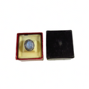 Vintage White Metal Faux Moonstone Tie Tack In a Undersized Box — Collectibles:Militaria:Militaria (Date Unknown):Navy — fron