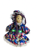Vintage Asian Style Purple Haired Girl Porcelain Head Sand Filled Body? — Dolls & Bears:Dolls:By Brand, Company, Character:Ot