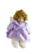 Vintage Wild Hair Evil Eyed Angel Girl Porcelain Head Sand Filled Body? — Dolls & Bears:Dolls:By Brand, Company, Character:Ot