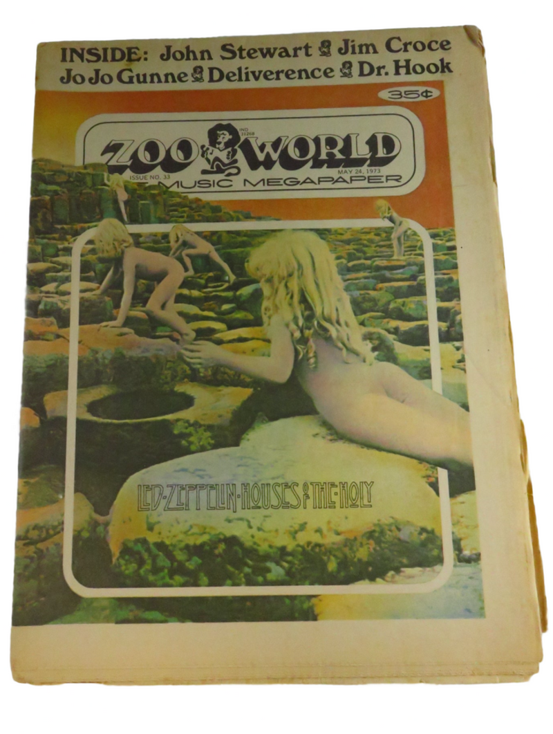 Zoo World Music Megapaper May 24 1973 No 33 Led Zeppelin Houses of the Holy